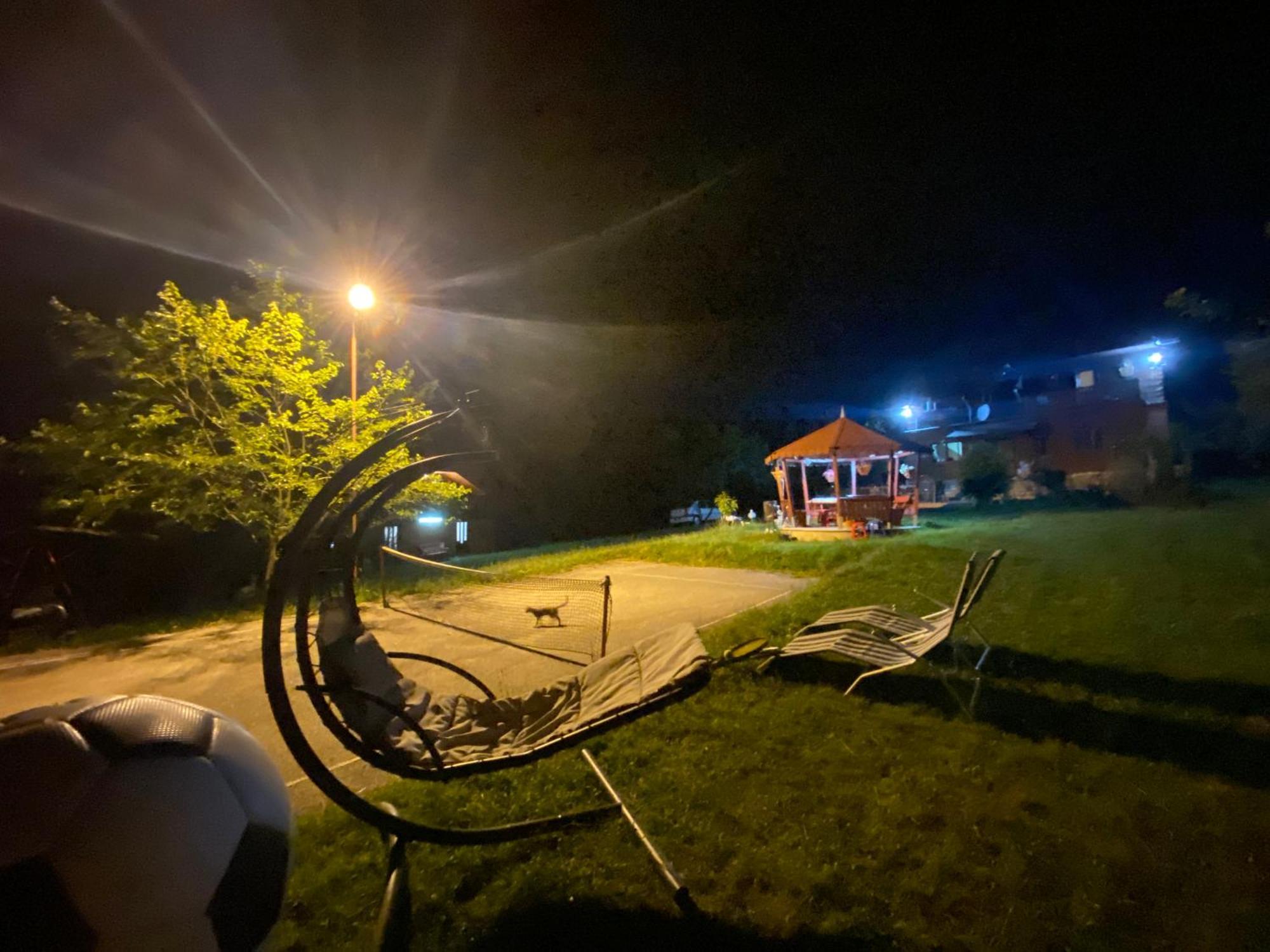 Cabanuta Cu Teren De Tenis Banita Exterior foto